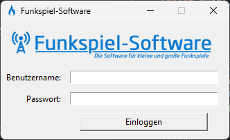 Software Screenshot Login